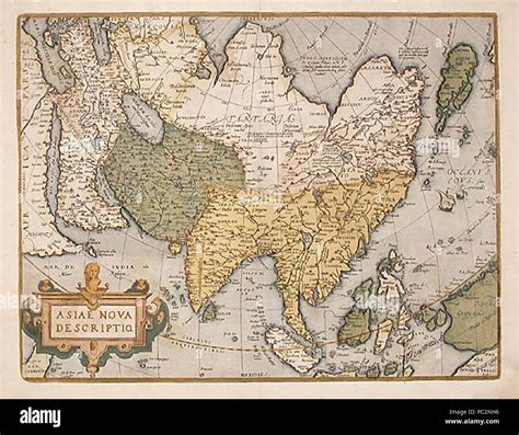 Ortelius Carta Geografica Asia Map Of Asia China India Japan The Best