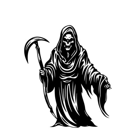 Grim Reaper Silhouette