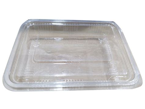 Rectangular Plain Disposable Plastic Sweet Packaging Box Size X