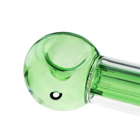 GlassX Spoon Pipe W Carb Hole 6 Smoking Bubbler For Herbs Tobacco