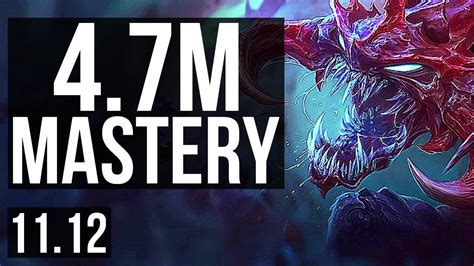 CHO GATH Vs RENEKTON TOP 4 7M Mastery 16 1 7 Legendary 800