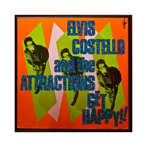 Glittered Elvis Costello Get Happy Album - Etsy | Elvis costello, Get ...