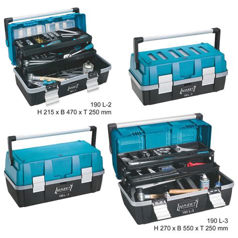 Hazet 190L 2 Plastic Tool Box 470 X 250 X 215mm Rapid Online