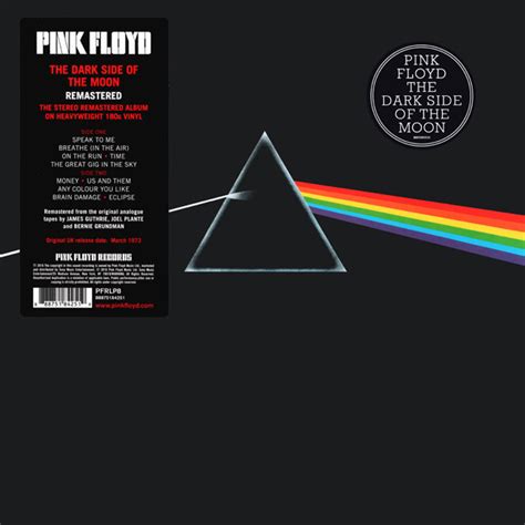 Pink Floyd 핑크 플로이드 ‎ The Dark Side Of The Moon 180g Gatefold Lp Vinyl