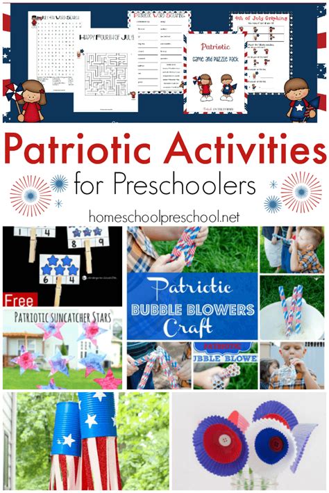 Free Printable Patriotic Activities For Preschoolers