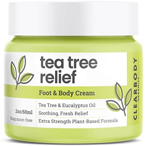 Tea Tree Oil Foot And Body Cream Natural Extra Strength Cream For