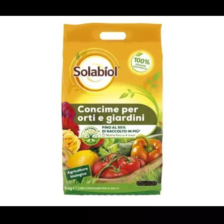 Concime Solabiol Bio Kg Orto E Giardino