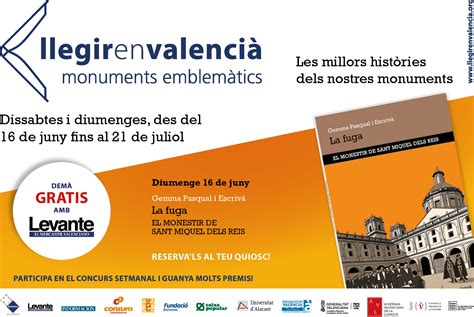 Collaborem Amb La Campanya Llegir En Valenci Monuments Emblem Tics