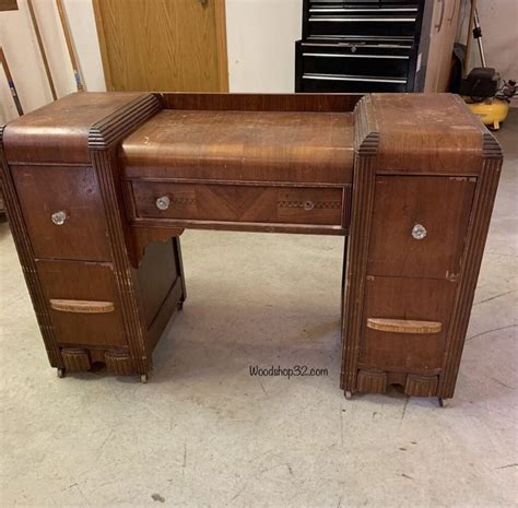 Waterfall Vanity Dresser Repurposed Into Trendy Night Stands A Diy