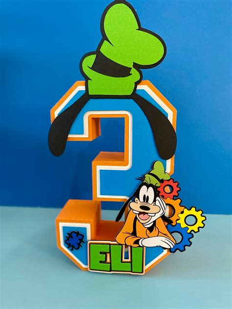 Goofy Theme 3d Letters Or Numbers Goofy Party Theme Goofy Birthday