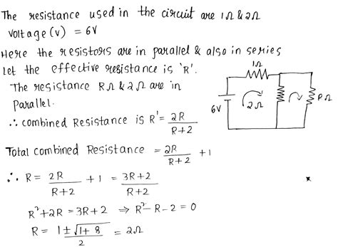 An Infinite Ladder Network Of Resistance Is Constructed With And