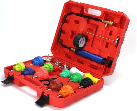 Amazon HZAUTOS 18PCS Radiator Pump Pressure Tester Kit Pressure