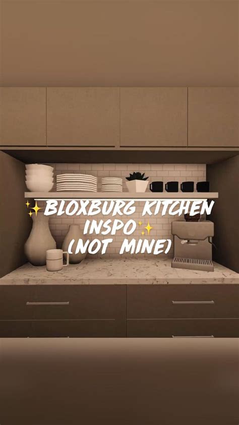 Modern Bloxburg Kitchen Inspiration