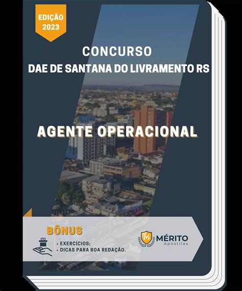 Apostila Agente Operacional Concurso DAE De Santana Do Livramento RS