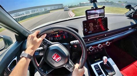 2023 Honda Civic Type R Honda Logr 20 App Pov Track Test Youtube