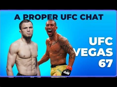 Umar Nurmagomedov Vs Raoni Barcelos UFC Vegas 67 YouTube