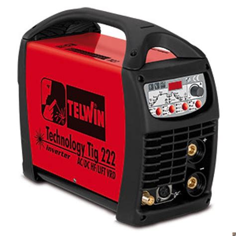 SALDATRICE TELWIN TECHNOLOGY TIG 222 AC DC HF LIFT VRD Cod 816033