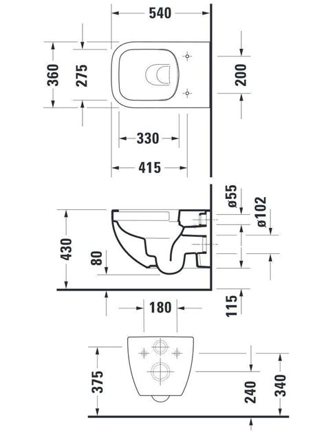 VIGOUR Wand Tiefspül WC Set derby style spülrandlos Sitz mit