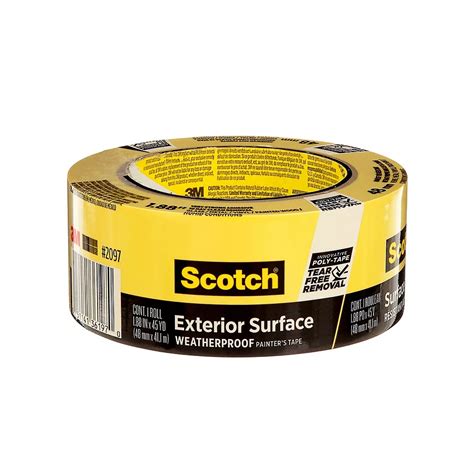 Scotch Exterior Surface Painters Tape 2097 48ec Xs 188 In X 45 Yd