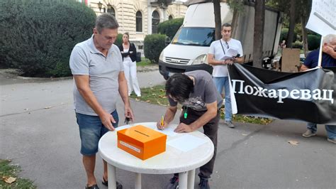 Deo Opozicije Se Vratio Protestima U Po Arevcu Te Media Po Arevac