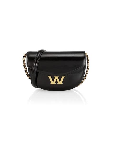 Alexander Wang W Legacy Leather Crossbody Bag In Black Lyst