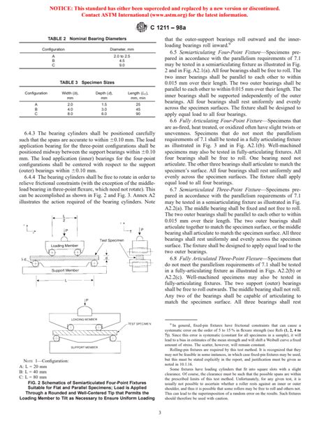 ASTM C1211 98a Standard Test Method For Flexural Strength Of Advanced