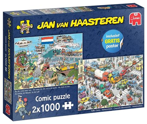 Puzzle Jan Van Haasteren Verkehrschaos Auf Dem Luftweg Zu Land Und