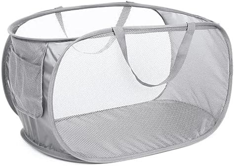 Amazon Durable Collapsible Laundry Baskets Mesh Pop Up Laundry