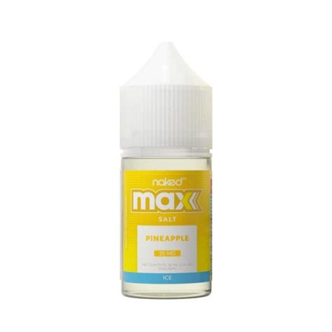 Naked Max TFN Salt Pineapple ICE Vape Juice ML Vape Royalty