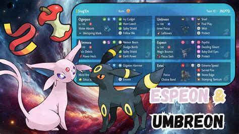 UMBREON ESPEON Make A Great Support Pair Regulation F Pokémon