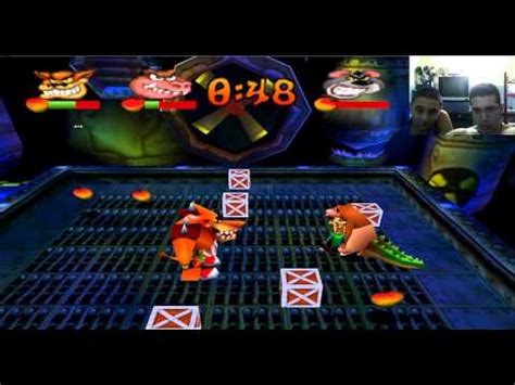 Crash Bash Display Pelea De Cajas Xd Youtube