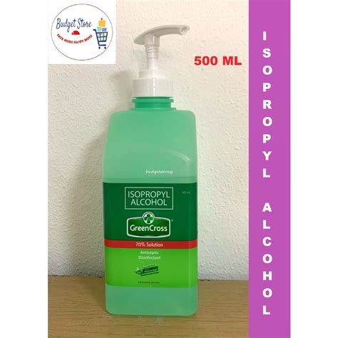 Green Cross Isopropyl Alcohol 70 Solution With Moisturizer 500 Ml