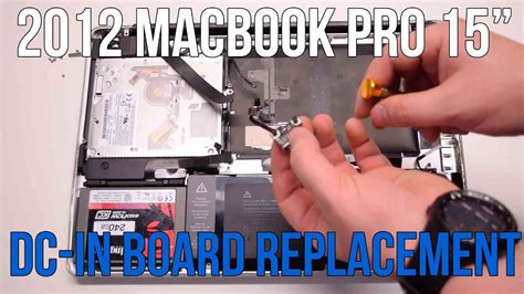 2012 Macbook Pro 15 A1286 Dc In Power Board Replacement Youtube