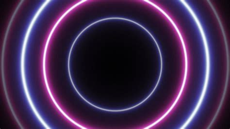 Neon wave circle animation background 16459802 Stock Video at Vecteezy