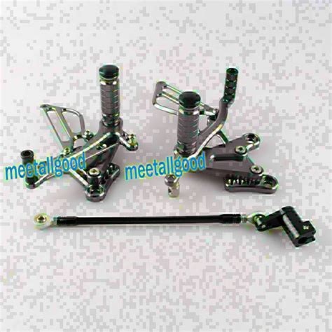 CNC Adjustable Rear Set Rearsets Foot Peg Footrest Pedal For Honda