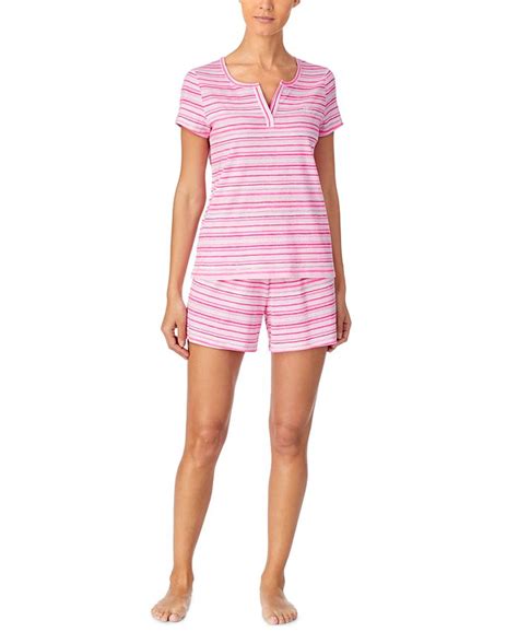 Lauren Ralph Lauren Cotton Boxer Shorts Pajama Set Macys