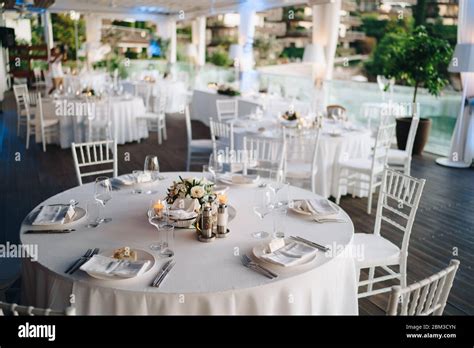 Cena De Boda Mesa De Recepci N Mesa Redonda Para Banquetes Con Mantel