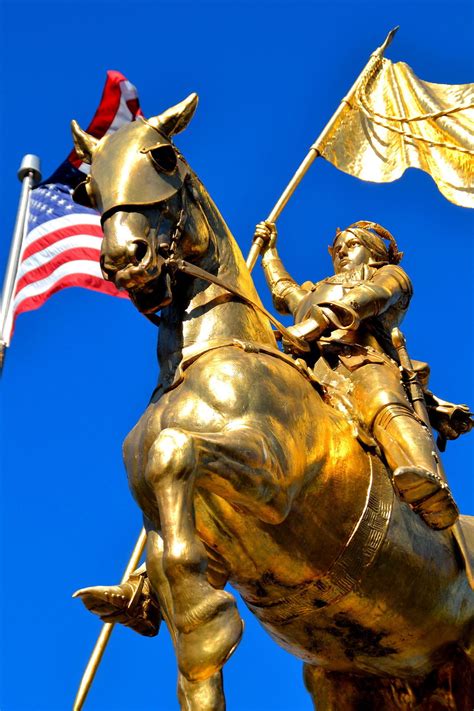 Joan of Arc Statue in French Quarter in New Orleans, Louisiana - Encircle Photos