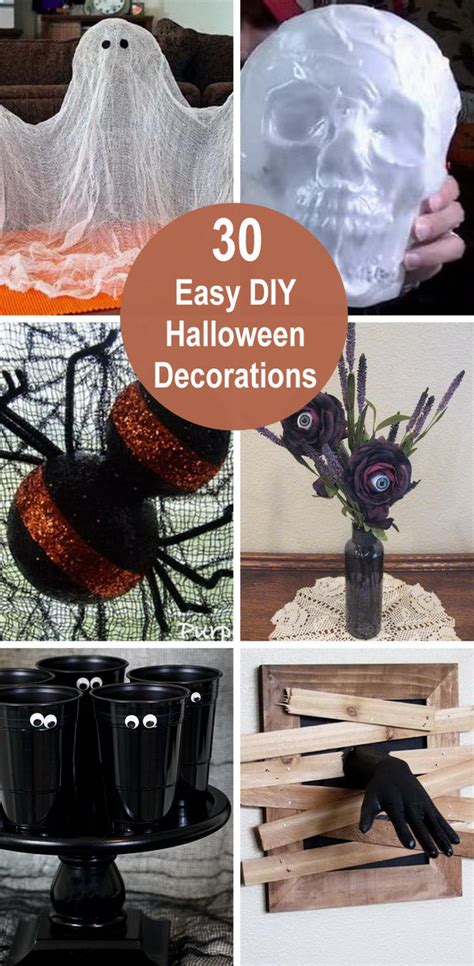 30 Easy Diy Halloween Decorations