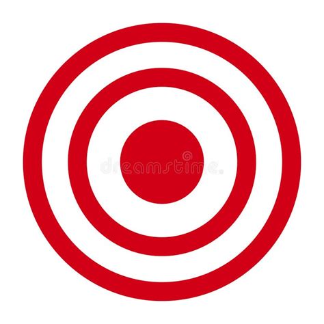 Target Bullseye Vector stock illustration. Illustration of round ...