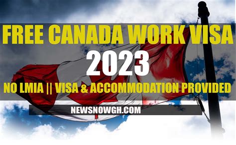 FREE CANADA WORK VISA 2023