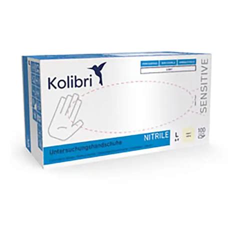 Kolibri Sensitive Nitril Untersuchungshandschuhe Light Xl Levejo