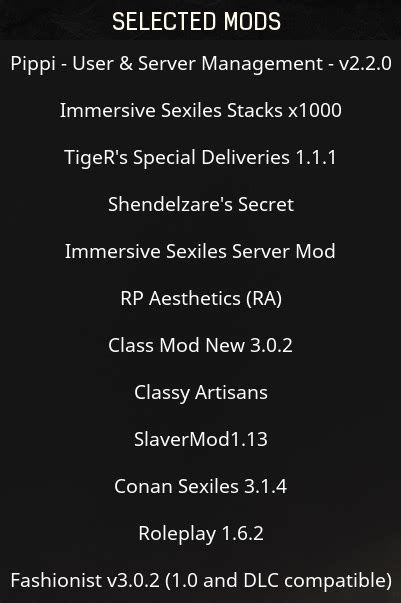 Mods Immersive Sexiles Rp 18 Server