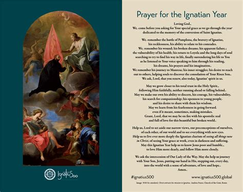 Prayer For The Ignatian Year — Office Of Ignatian Spirituality