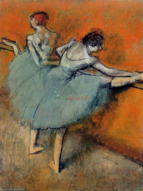 Paintings Reproductions Dancers At The Barre By Edgar Degas