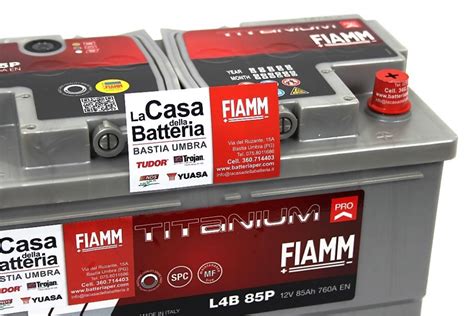 BATTERIE AUTO FIAMM 12V 85AH 760A L4B 85P La Casa Della Batteria