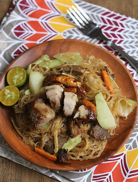 Miki Bihon Con Bais Boneless Lechon Cebu Recipe Peach Kitchen