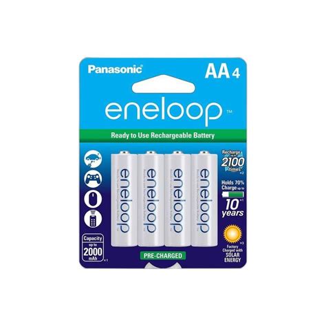 Pilha Recarregável Panasonic Eneloop Pro Bk 3mcca4ba Aa4 4 Unidades