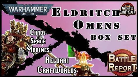 Exclusive Eldritch Omen S Box Set Aeldari Craftworlds Vs Chaos Space