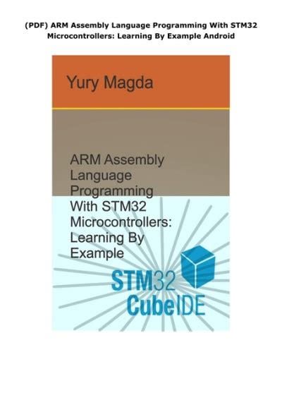 PDF ARM Assembly Language Programming With STM32 Microcontrollers